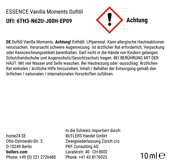 ESSENCE illóolaj No. 6 Vanilla Moments 10ml