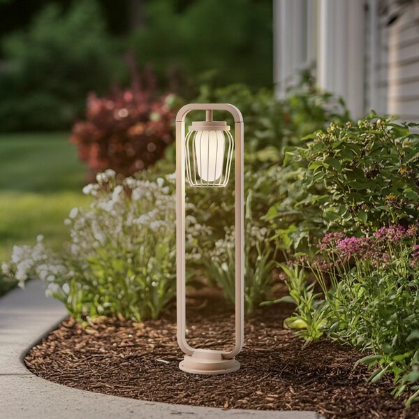 Kültéri Lámpa Lucande, Chandan, dimmable, Bézs, Terasz, Alumínium, Modern