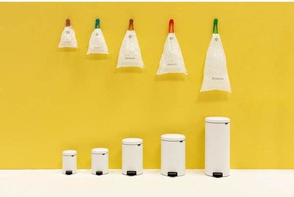 Fehér acél pedálos szemetes 30 l NewIcon – Brabantia