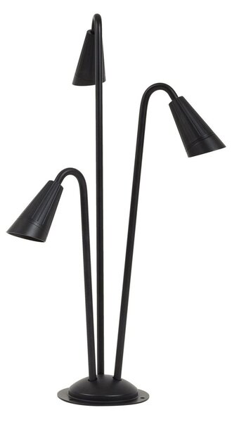 Kültéri Lámpa Lindby, Sorvete, dimmable, Fekete, Terasz, Alumínium, Modern