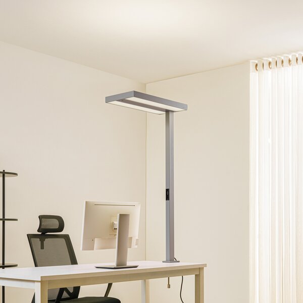 Spotlámpa Arcchio, Logan, dimmable, Szürke, Dolgozószoba / iroda, Alumínium, Modern