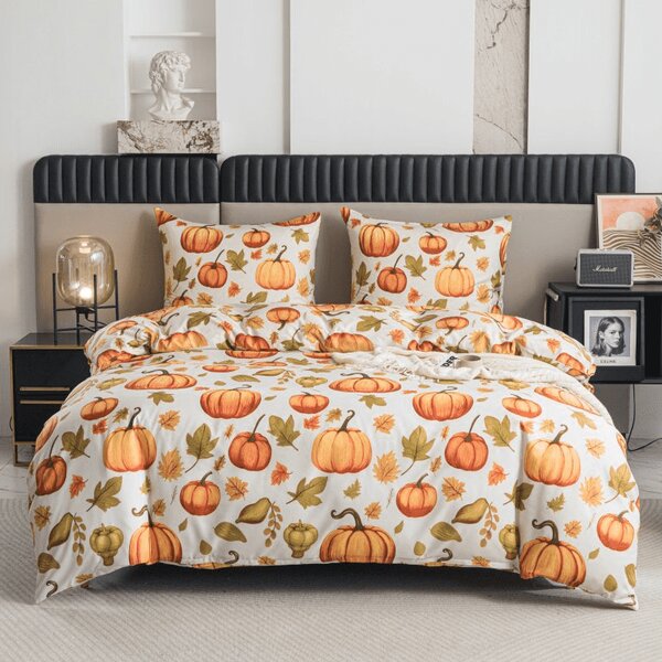 Mikroszálas ágyneműhuzat AUTUMN PUMPKINS színes Ágyneműhuzat mérete: 70 x 90 cm | 140 x 200 cm