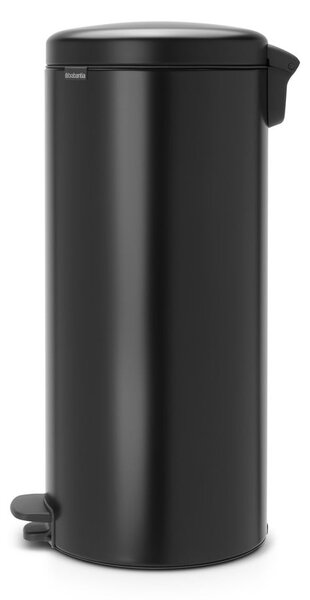 Matt fekete acél pedálos szemetes 30 l NewIcon – Brabantia
