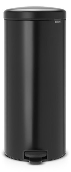 Matt fekete acél pedálos szemetes 30 l NewIcon – Brabantia