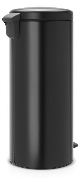 Matt fekete acél pedálos szemetes 30 l NewIcon – Brabantia