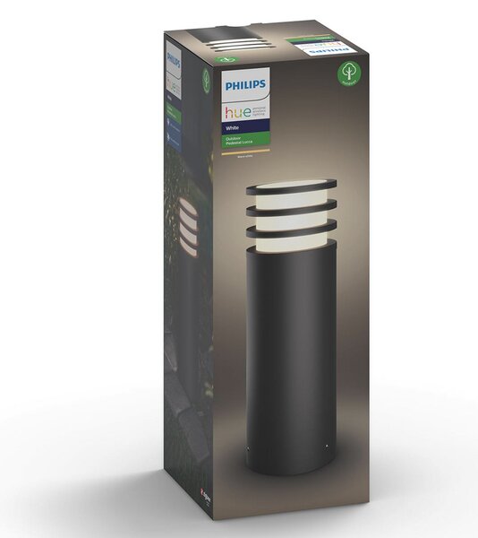 Kültéri Lámpa Philips Hue, Philips Hue Lucca, dimmable, Fekete, Fém, Modern