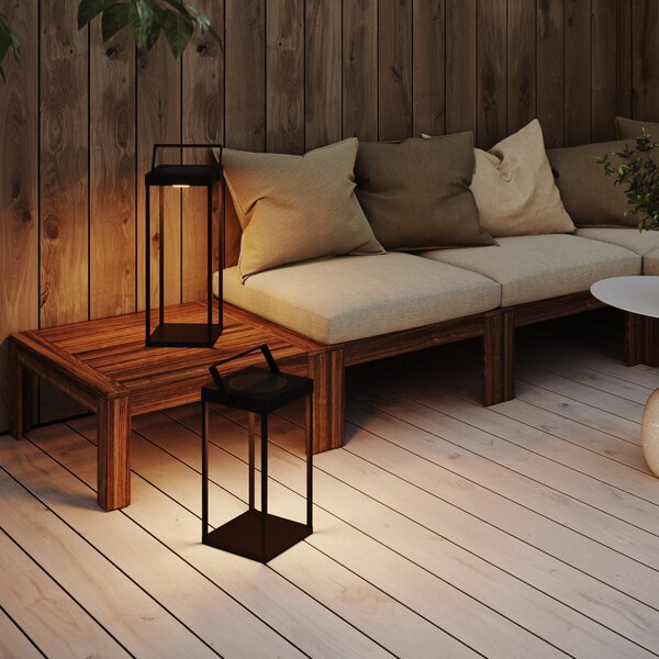 Kültéri Lámpa Markslöjd, Pure, dimmable, Fekete, Terasz, Fém, Modern