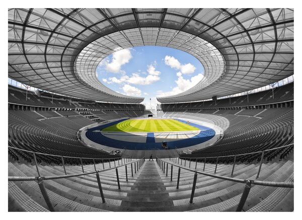 Kép - futballstadion (üvegen) (70x50 cm)