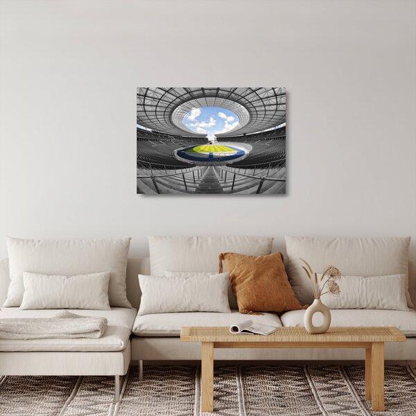Kép - futballstadion (üvegen) (70x50 cm)