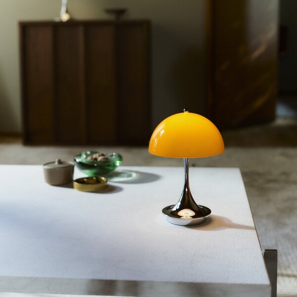 Kültéri Lámpa Louis Poulsen, Panthella 160, dimmable, Narancs, Terasz, Műanyag, Dizájn