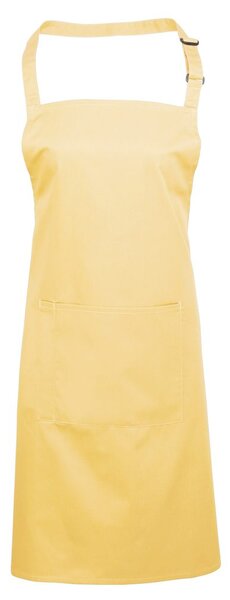Premier Workwear Kantáros konyhai kötény zsebbel - Apple green