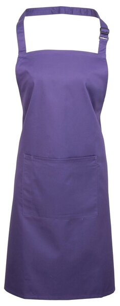 Premier Workwear Kantáros konyhai kötény zsebbel - Lila