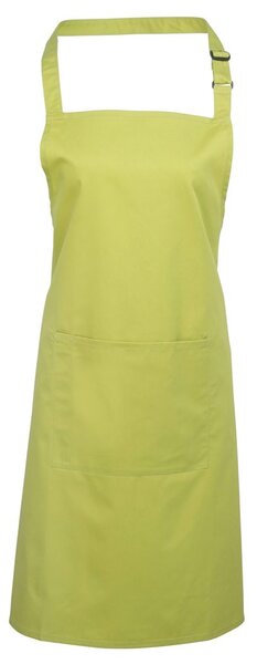 Premier Workwear Kantáros konyhai kötény zsebbel - Apple green