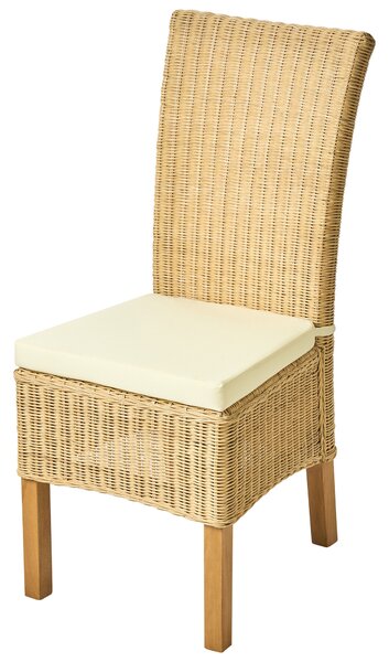 Étkezőszék kétdarabos szettben ANDES Rattan Természetes