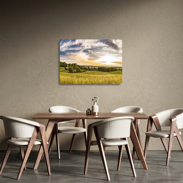 Tájkép (üvegen) (70x50 cm)