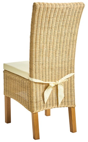 Étkezőszék kétdarabos szettben ANDES Rattan Természetes