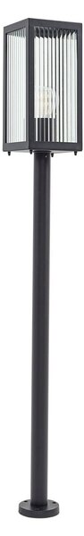 Kültéri Lámpa Lindby, Bolgar, dimmable, Fekete, Terasz, Fém, Modern