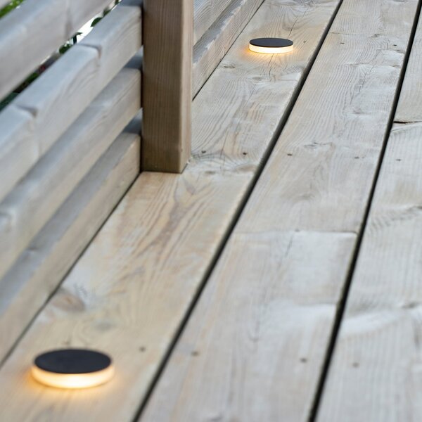 Spotlámpa Markslöjd, Decklight, dimmable, Fekete, Fém, Modern