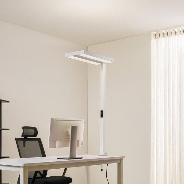 Spotlámpa Arcchio, Logan, dimmable, Fehér, Dolgozószoba / iroda, Alumínium, Modern
