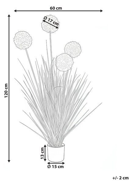 Műnövény SNOWBALL BUSH 120 cm Fehér