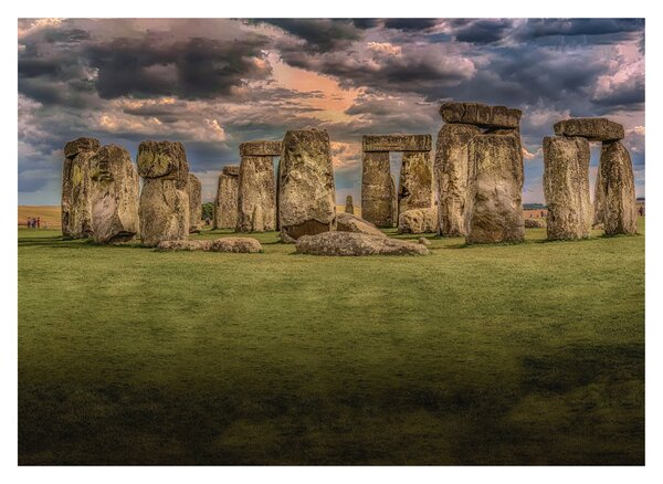 Stonehenge képe (üvegen) (70x50 cm)