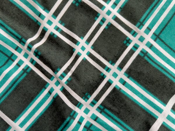 Flanel ágyneműhuzat KOCKA zöld Ágyneműhuzat mérete: 70 x 90 cm | 140 x 200 cm