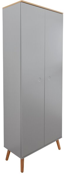 Matt szürke lakkozott szekrény Tenzo Pont 201 x 79 cm