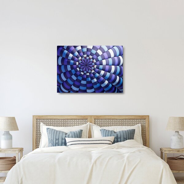 Egy kép a repülő léggömb szerkezetéről (üvegen) (70x50 cm)