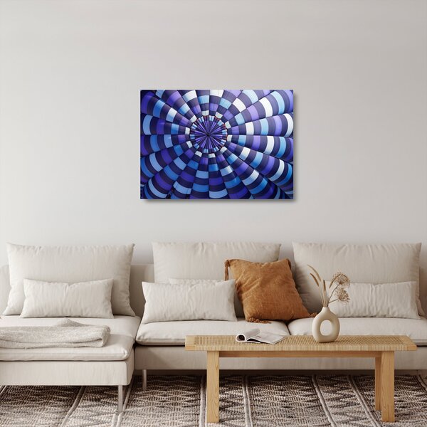 Egy kép a repülő léggömb szerkezetéről (üvegen) (70x50 cm)