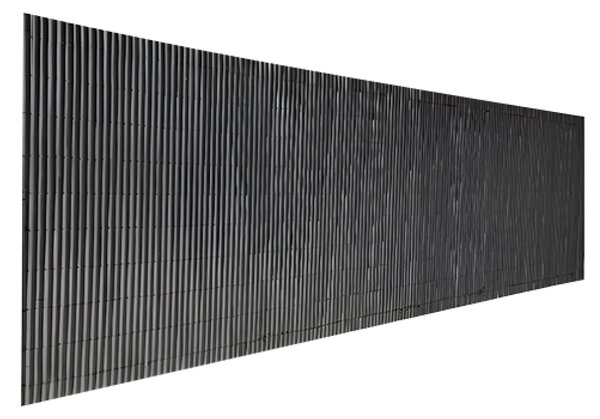 KONDELA Kerti térelválasztó, fekete, 300x100 cm, ABEO