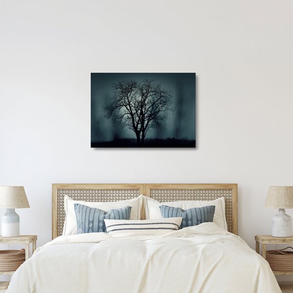 Kép egy fáról napfogyatkozáskor (üvegen) (70x50 cm)