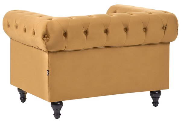 Fotel CHESTERFIELD Bársony Arany