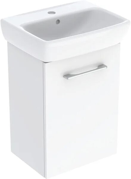Geberit Selnova Square mosdó szekrénnyel 36 cm fehér 502.742.00.1