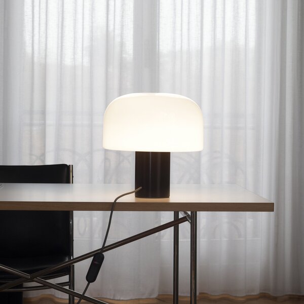 Asztali lámpa FLOS, Bellhop Glass T, dimmable, Fehér, Nappali, Üveg