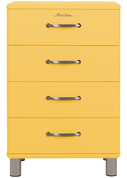 Sárga lakkozott komód Tenzo Malibu 60 x 41 cm