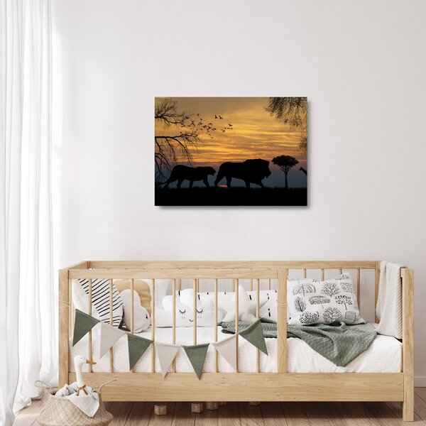 Safari képe (üvegen) (70x50 cm)