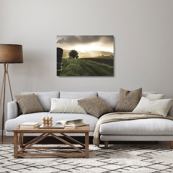 Egy rét képe (üvegen) (70x50 cm)