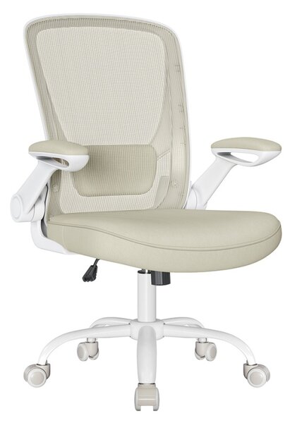 Irodai szék Songmics, bézs, 64x60x(103-110) cm