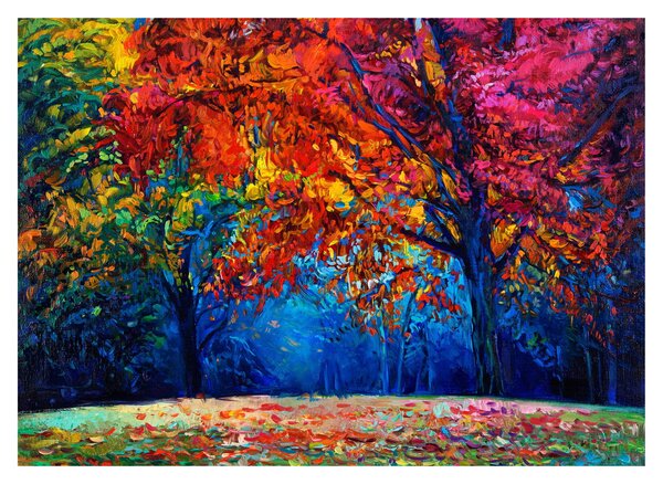 Természetfestmény képe (üvegen) (70x50 cm)