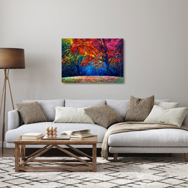 Természetfestmény képe (üvegen) (70x50 cm)