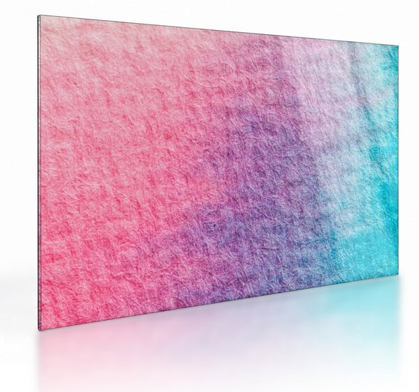 Színes textúra képe (üvegen) (70x50 cm)