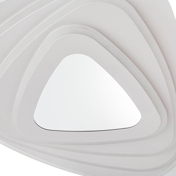 Lindby LED mennyezeti világítás Rebeka, 48x49 cm, CCT, távirányító, dimmelhető, Fehér / opál, Nappali / Étkező, fém, Modern