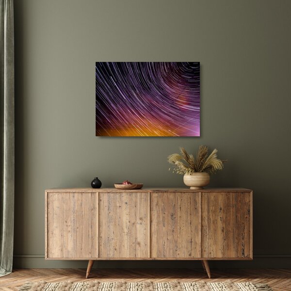 Homályos csillagok képe az égen (üvegen) (70x50 cm)