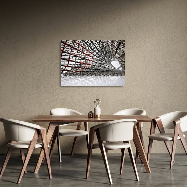 Egy vasszerkezet képe (üvegen) (70x50 cm)