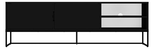 Lipp fekete TV-állvány, 176 x 57 cm - Tenzo