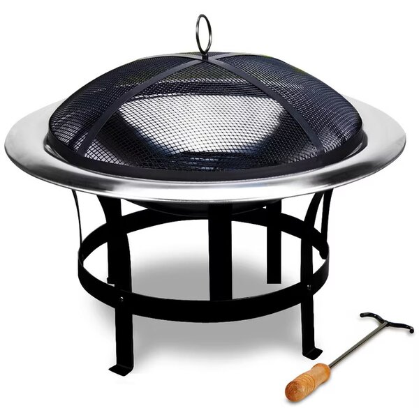 Monzana® Rozsdamentes acél kandalló Ø75 cm
