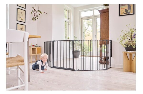 Univerzális baba biztonsági rács BabyDan CombiFit XL, fekete
