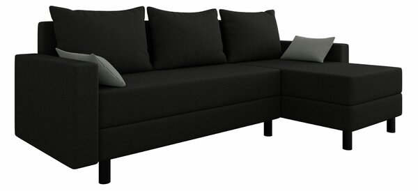 Sarokkanapé Delaware 100, Kárpit, 77x238x123cm