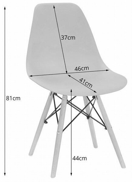 Szett: Étkezőasztal TESSA 120×60 artisan tölgy/fekete + 4 db OSAKA szék, fekete/natúr lábak