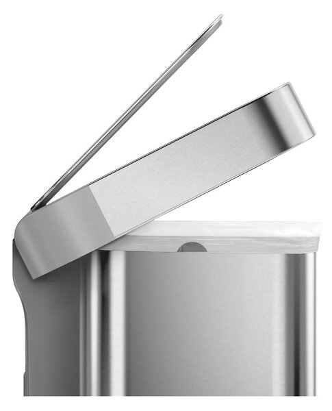 Rozsdamentes acél pedálos szemetes 45 l - simplehuman